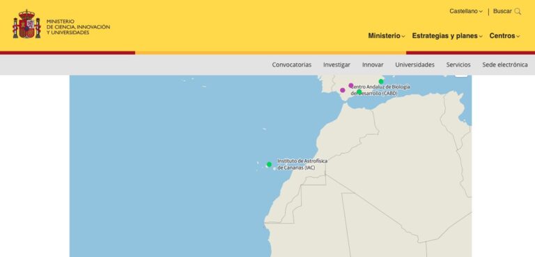 Ministerio de Ciencia del gobierno de España publica un mapa de Marruecos que incluye el Sáhara Occidental