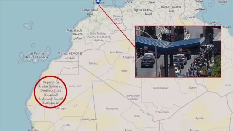 España | Sáhara Occidental: La DGT publica un mapa de la OPE que reconoce la República Saharaui