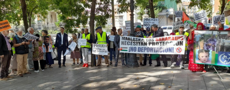 Concentración ante el Ministerio del Interior para que se ponga fin al envío a Marruecos de los saharauis que piden asilo