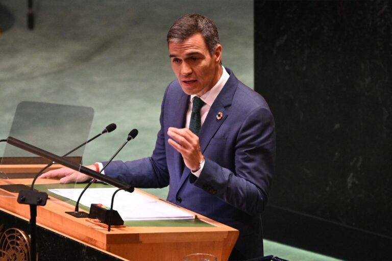 Pedro Sánchez habla en la ONU de una solución mutuamente aceptable en el “escenario” del Sáhara Occidental