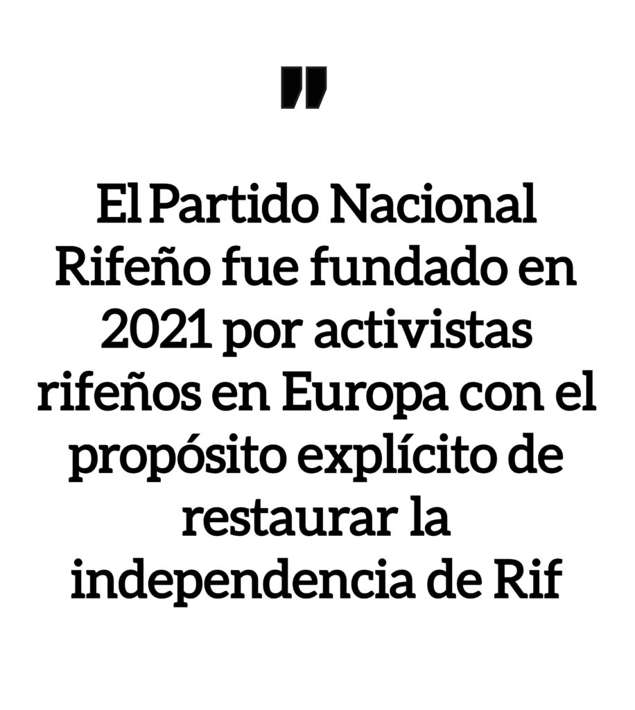 El Partido Nacional Rifeño y sus aspiraciones de independencia - ECSAHARAUI