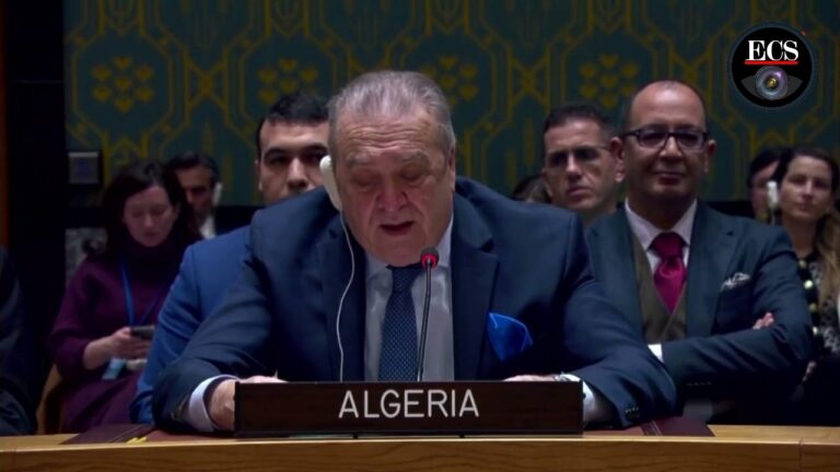 Argelia asume presidencia del Consejo de Seguridad con prioridad en el Sáhara Occidental y Palestina