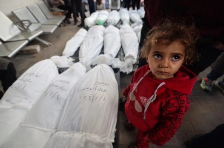 La población de Gaza disminuyó seis por ciento desde 7 de octubre 2023