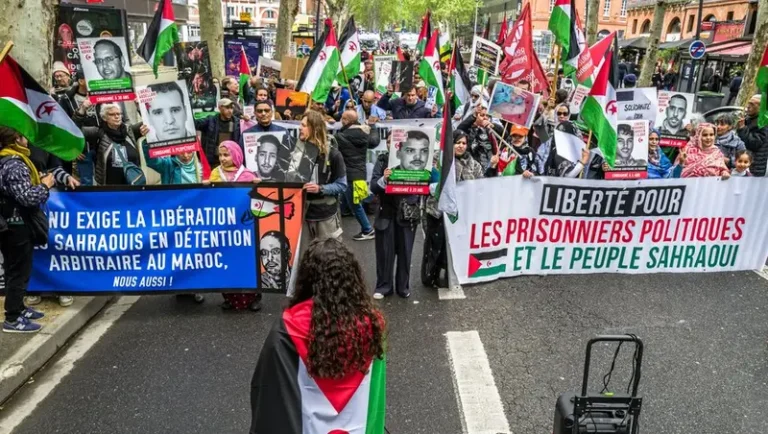 «Por la liberación de los presos saharauis»: en Toulouse se manifiestan para defender al pueblo del Sáhara Occidental