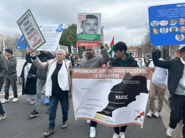 MPPS con la Marcha por la «Libertad de los Presos Políticos Saharauis» | Sáhara Occidental