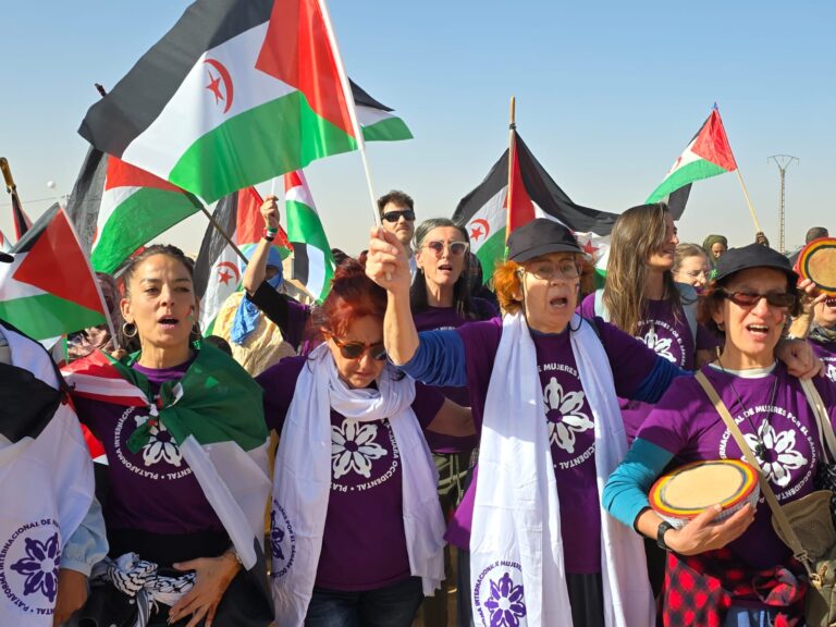 Mujeres del mundo marcharon por el Sáhara Occidental